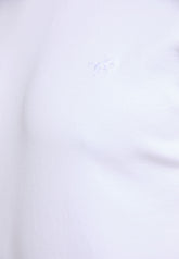 Mustang Alex C Embroidery Męski T-Shirt Koszulka Logo Tee General White 1015050 20045